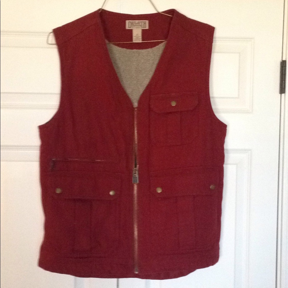 Duluth Trading Fire Hose Men's Vest in Red